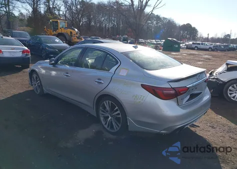 2018 Infiniti Q50 3.0T Sport из США, поврежденный, VIN JN1EV7AR3JM433970